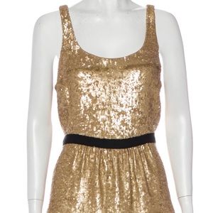 Burberry Sleeveless Vintage Gold Top